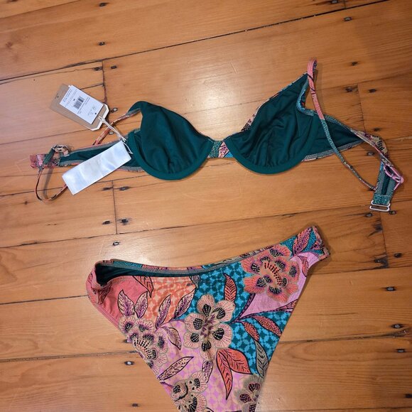 Billabong Visions Of Paradise Demi Underwire Bikini Top (NWT) - Picture 3 of 4